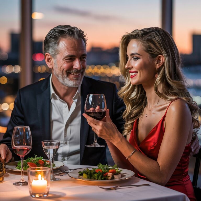 Couple Dining Out