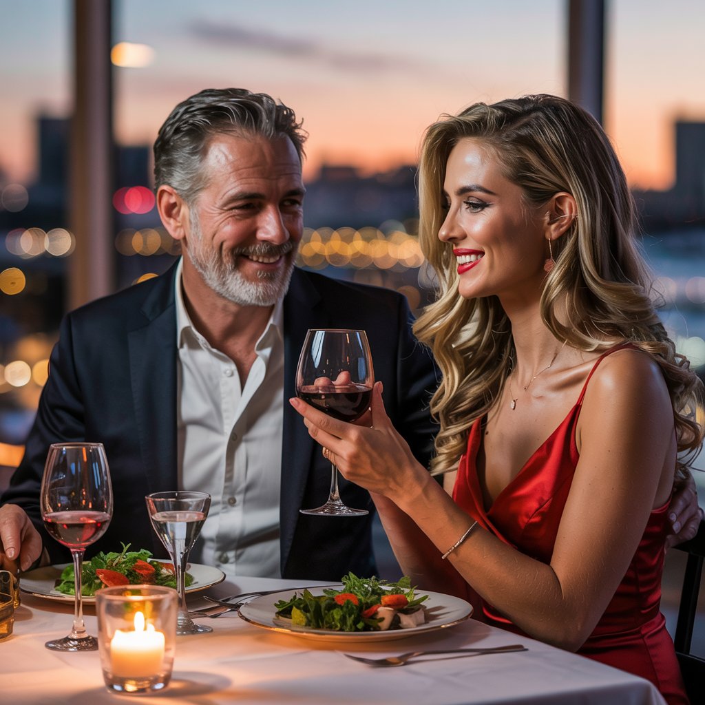 Couple Dining Out